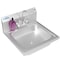 Koolmore NSF Stainless Steel Commercial Hand Sink with Goosneck Faucet 17" x 15" -Wall Mount Hand Wash Sink SH17-4GNF - alternate 1